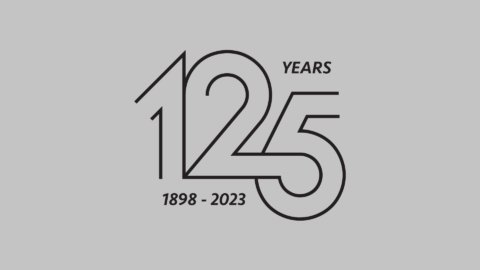 Logo 125 years Hilaire Van der Haeghe 2022