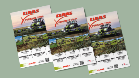 Poster Ag-Tec Claas Xperience Tour 2024